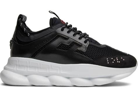 versace chain reaction uomo white|versace black chain reaction sneakers.